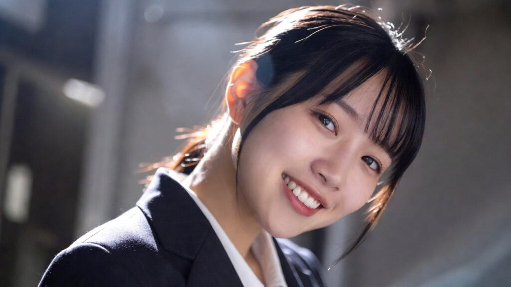 女性の笑顔